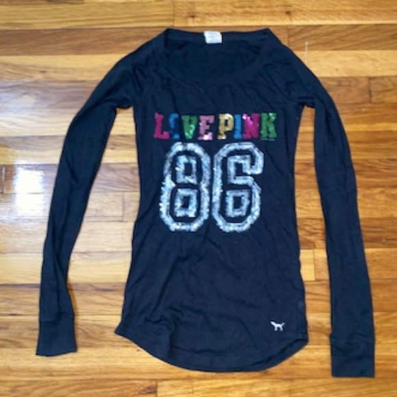 LAST CHANCE - Love Pink 86 Sequin Shirt - Picture 2 of 4